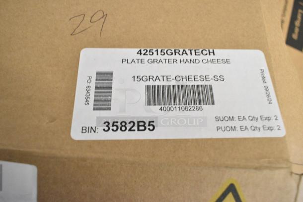 BRAND NEW SCRATCH AND DENT! Hobart 15GRATE-CHEESE-SS Hard Cheese Grater Plate - Image 5 of 5
