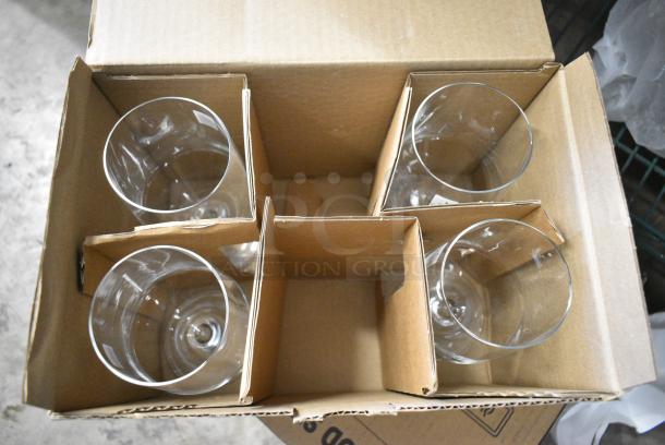 BRAND NEW SCRATCH AND DENT! Box of 4 Pure 112842 Stemmed Water Glasses. - Image 3 of 5