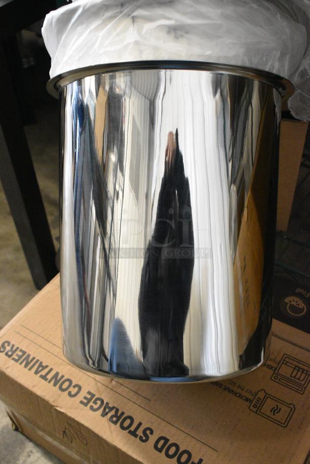 2 BRAND NEW SCRATCH AND DENT! 407BMS12 Choice 12 Qt. Stainless Steel Bain Marie Pot. 2 Times Your Bid! - Image 2 of 3