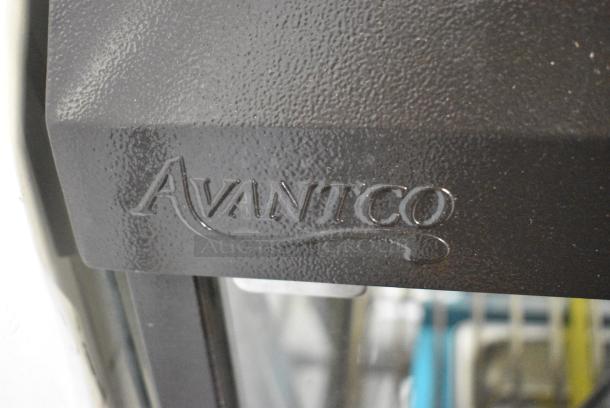 BRAND NEW SCRATCH AND DENT! Avantco HDC-13 13" Self/Full Service 3 Shelf Countertop Heated Display Case with Hinged Doors. 120 Volts, 1 Phase. Tested and Does Not Power On - Image 2 of 7