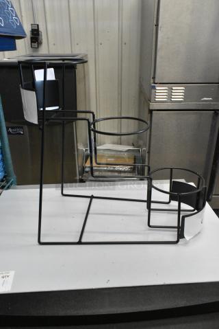 BRAND NEW SCRATCH AND DENT! Capora 513CSRH 3 Tier 64 oz. Flavoring Sauce Rack