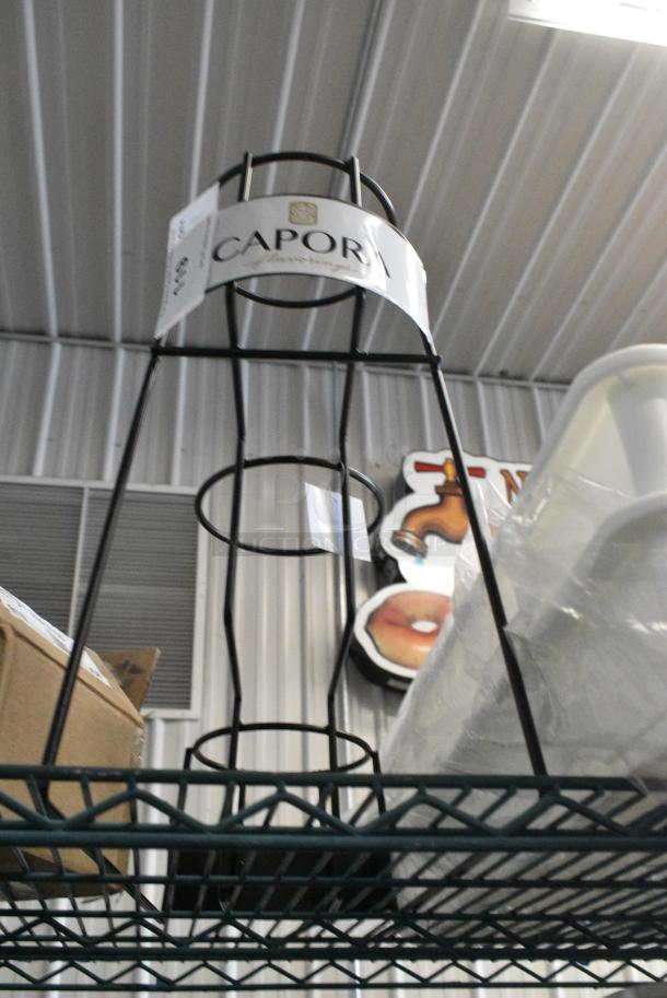 BRAND NEW SCRATCH AND DENT! Capora 513CSRH 3 Tier 64 oz. Flavoring Sauce Rack - Image 2 of 5