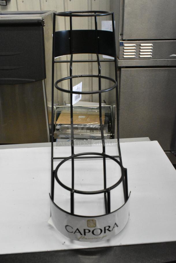 BRAND NEW SCRATCH AND DENT! Capora 513CSRH 3 Tier 64 oz. Flavoring Sauce Rack - Image 4 of 5