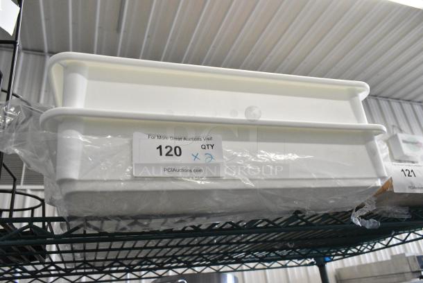 2 BRAND NEW SCRATCH AND DENT! Bakers Mark BM176DB18263 White Poly Dough Bin. 2 Times Your Bid! - Image 2 of 6