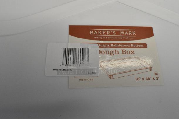 2 BRAND NEW SCRATCH AND DENT! Bakers Mark BM176DB18263 White Poly Dough Bin. 2 Times Your Bid! - Image 5 of 6