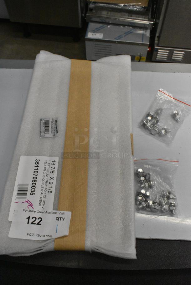 BRAND NEW SCRATCH AND DENT! Cooking Performance Group 351107080035 16 7/8" x 9 1/8" Left Crumb Tray for ICOE-32-B and ICOE-32-D - Image 2 of 4