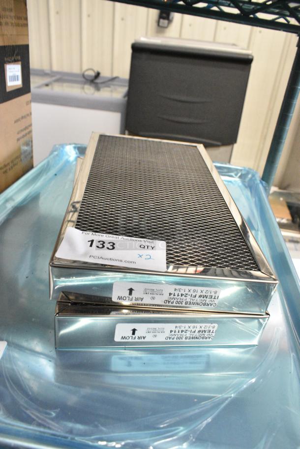 2 BRAND NEW SCRATCH AND DENT! Alto-Shaam FI-24114 Hood Charcoal Filter with Stainless Steel Frame for 10-10EVH and 6-10EVH. 2 Times Your Bid! - Image 1 of 5