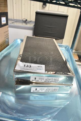 2 BRAND NEW SCRATCH AND DENT! Alto-Shaam FI-24114 Hood Charcoal Filter with Stainless Steel Frame for 10-10EVH and 6-10EVH. 2 Times Your Bid!