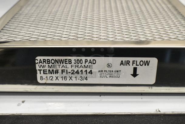 2 BRAND NEW SCRATCH AND DENT! Alto-Shaam FI-24114 Hood Charcoal Filter with Stainless Steel Frame for 10-10EVH and 6-10EVH. 2 Times Your Bid! - Image 4 of 5