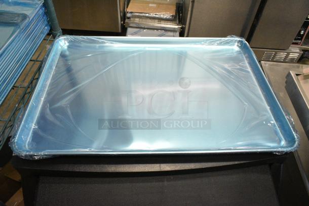 14 BRAND NEW SCRATCH AND DENT! Choice 407BUNFULL Full Size 18" x 26" 19 Gauge Wire in Rim Aluminum Bun Pan / Sheet Pan. 14 Times Your Bid! - Image 3 of 5