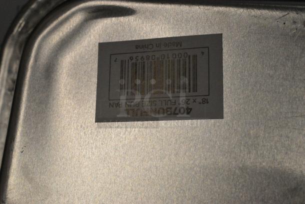 14 BRAND NEW SCRATCH AND DENT! Choice 407BUNFULL Full Size 18" x 26" 19 Gauge Wire in Rim Aluminum Bun Pan / Sheet Pan. 14 Times Your Bid! - Image 4 of 5