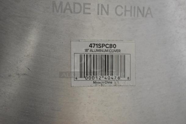 BRAND NEW SCRATCH AND DENT! Choice 471SPC80 19 5/8" Aluminum Pot / Pan Cover - Image 4 of 6
