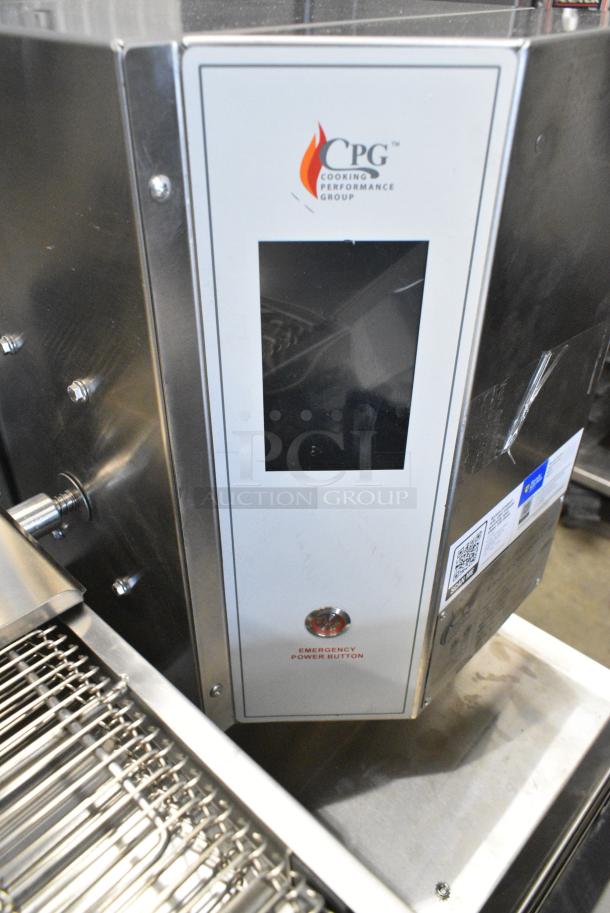 BRAND NEW SCRATCH AND DENT! Cooking Performance Group CPG 351ICOED Stainless Steel Commercial Countertop Electric Powered Conveyor Pizza Oven. 240 Volts, 3 Phase. - Image 8 of 10