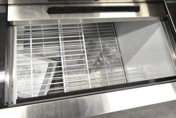 BRAND NEW SCRATCH AND DENT! 2024 Avantco 178GF50HCSGF50-HC-S 50" Stainless Steel Glass Froster / Plate Chiller. 115 Volts, 1 Phase. Tested and Does Not Power On - Image 5 of 7