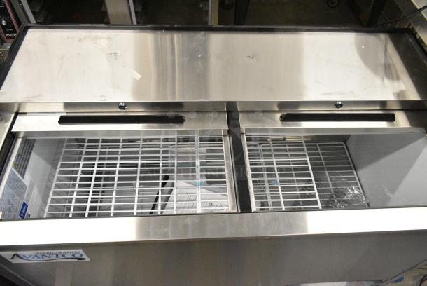 BRAND NEW SCRATCH AND DENT! 2024 Avantco 178GF50HCSGF50-HC-S 50" Stainless Steel Glass Froster / Plate Chiller. 115 Volts, 1 Phase. Tested and Does Not Power On - Image 6 of 7