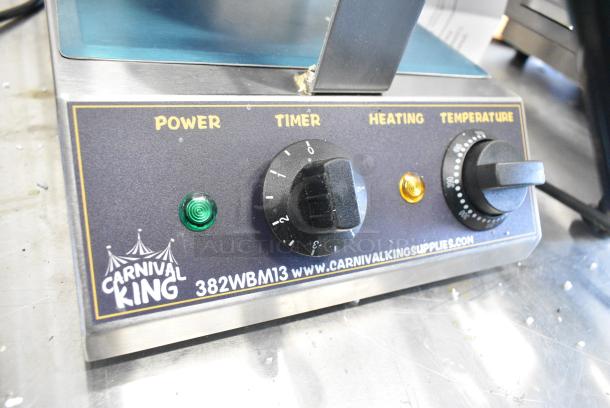 BRAND NEW SCRATCH AND DENT! 2024 Carnival King 382WBM13 WBM13 Non-Stick Belgian Waffle Maker with Timer. 120 Volts, 1 Phase. Tested and Working! - Image 3 of 8