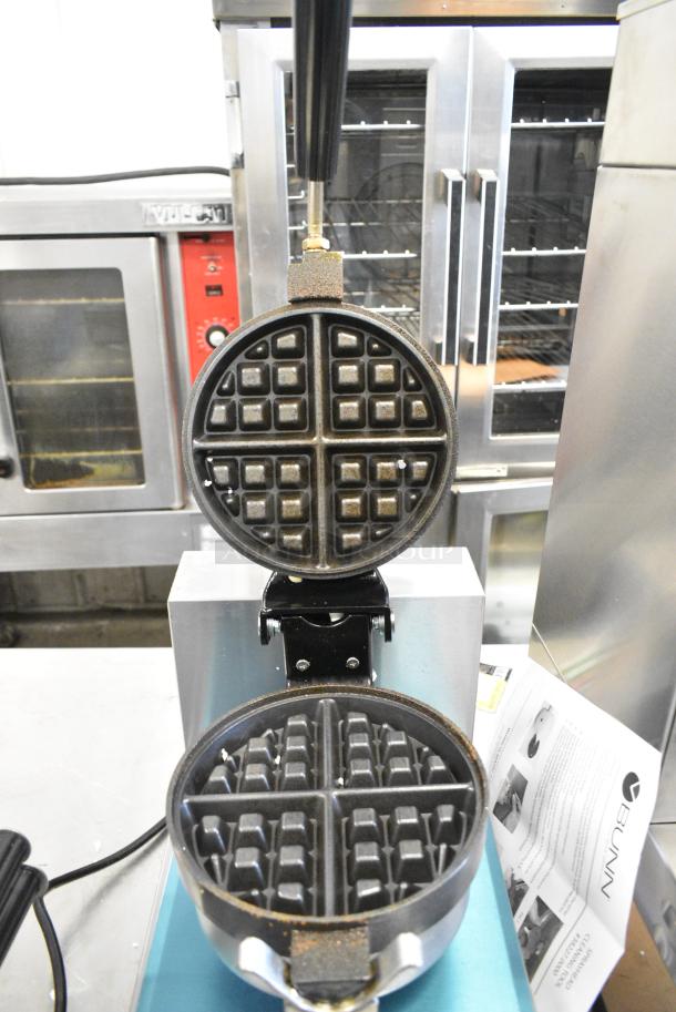 BRAND NEW SCRATCH AND DENT! 2024 Carnival King 382WBM13 WBM13 Non-Stick Belgian Waffle Maker with Timer. 120 Volts, 1 Phase. Tested and Working! - Image 4 of 8