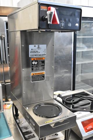 BRAND NEW SCRATCH AND DENT! 2024 Bunn SINGLE AXIOM 15 Stainless Steel 1 Gallon Coffee Brewer with Hot Water Dispenser. 120 Volts, 1 Phase.