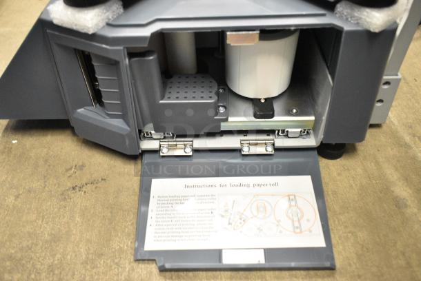 BRAND NEW SCRATCH AND DENT! AvaWeigh 334PCSP30T PCSP30T 30 lb. Digital WiFi Price Computing Scale with Thermal Label Printer and LCD Tower Display. 110-240 Volts, 1 Phase. Tested and Working! - Image 7 of 8