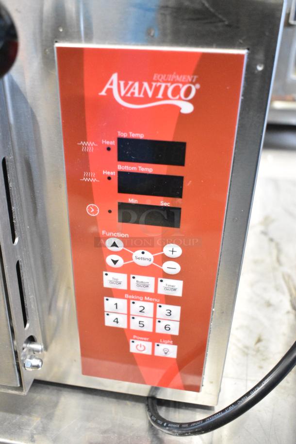 BRAND NEW SCRATCH AND DENT! Avantco 177DDPO18SA DPO-18-SA Single 18" Deck Countertop Pizza / Bakery Oven with Digital Controls. 120 Volts, 1 Phase. Tested and Working! - Image 3 of 5