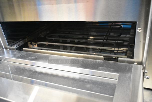 BRAND NEW SCRATCH AND DENT! Avantco 177DDPO18SA DPO-18-SA Single 18" Deck Countertop Pizza / Bakery Oven with Digital Controls. 120 Volts, 1 Phase. Tested and Working! - Image 4 of 5