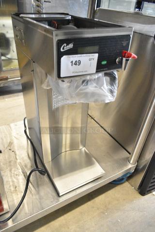BRAND NEW SCRATCH AND DENT! Curtis D500GT12A000 Automatic Airpot Coffee Brewer with Digital Controls w/ Hot Water Dispenser and Metal Brew Basket. 120 Volts, 1 Phase.