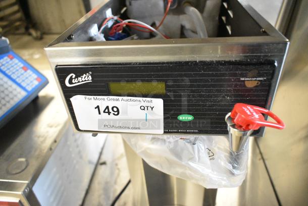 BRAND NEW SCRATCH AND DENT! Curtis D500GT12A000 Automatic Airpot Coffee Brewer with Digital Controls w/ Hot Water Dispenser and Metal Brew Basket. 120 Volts, 1 Phase. - Image 4 of 8