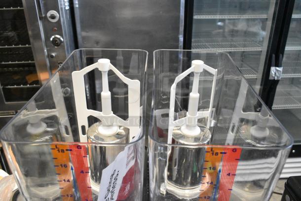BRAND NEW SCRATCH AND DENT! 2023 Carnival King 382RBD5G2 JETCOF 240M Double 5 Gallon Bowl Refrigerated Beverage Dispenser. 120 Volts, 1 Phase. Tested and Working! - Image 10 of 11