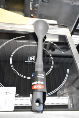 5 BRAND NEW SCRATCH AND DENT! Box of 6 OXO Good Grips 13" Solid High Heat Gray Silicone Spoon 11281400. 5 Times Your Bid!