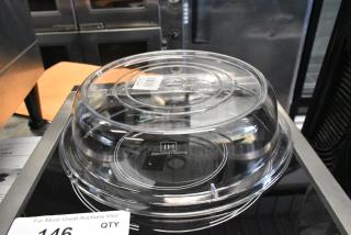 12 BRAND NEW SCRATCH AND DENT! 260PCCOV11 Choice 11" Clear Polycarbonate Plate Cover. 12 Times Your Bid!