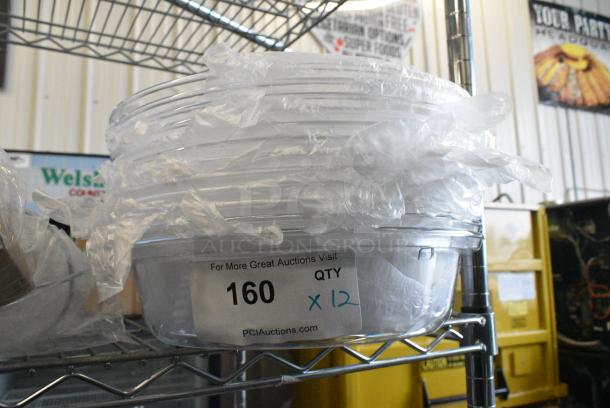 12 BRAND NEW SCRATCH AND DENT! 260PCCOV11 Choice 11" Clear Polycarbonate Plate Cover. 12 Times Your Bid! - Image 2 of 4