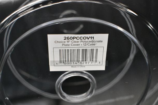 12 BRAND NEW SCRATCH AND DENT! 260PCCOV11 Choice 11" Clear Polycarbonate Plate Cover. 12 Times Your Bid! - Image 4 of 4