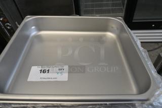 5 BRAND NEW SCRATCH AND DENT! 4723222 Vigor 2/3 Size 2 1/2" Deep Anti-Jam Stainless Steel Steam Table / Hotel Pan - 22 Gauge. 5 Times Your Bid!