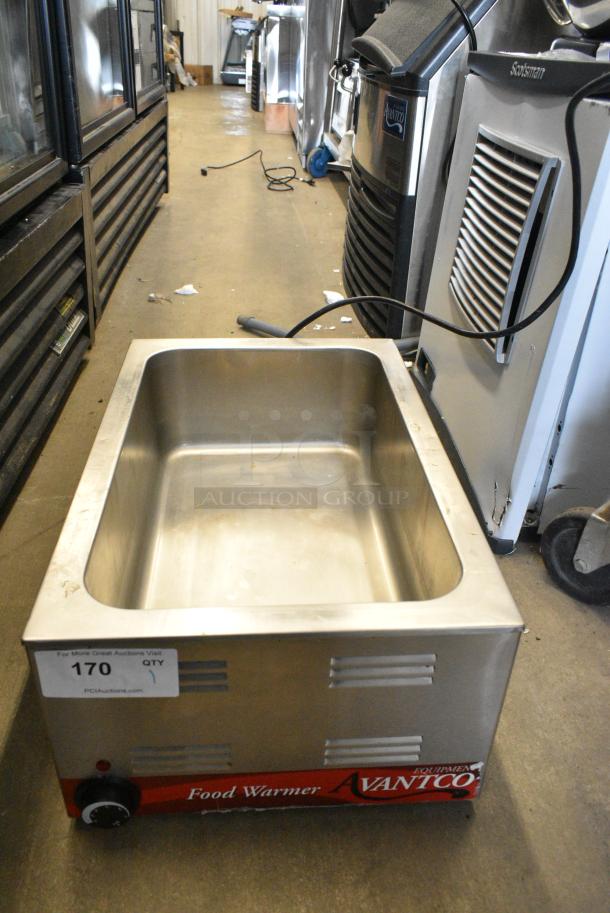 BRAND NEW SCRATCH AND DENT! Avantco 177W50 W50 12" x 20" Full Size Electric Countertop Food Warmer. 120 Volts, 1 Phase. Tested and Working! - Image 3 of 5