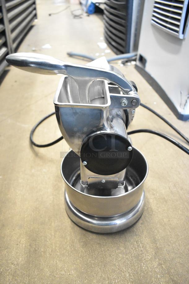 BRAND NEW SCRATCH AND DENT! Estella 348CG12 CG12 Electric Hard Cheese Grater. 120 Volts, 1 Phase. Tested and Working! - Image 6 of 7
