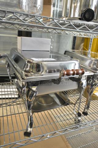 BRAND NEW SCRATCH AND DENT! Stainless Steel Chafer w/ Drop In and Sternos.
