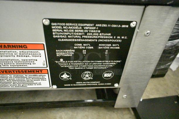 BRAND NEW SCRATCH AND DENT! Vulcan VSP200F-1 Stainless Steel Natural Gas 2 Burner Stock Pot Range. 220,000 BTU. - Image 6 of 6