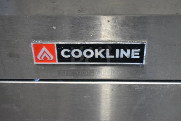 Cookline CF-75 Stainless Steel Commercial Floor Style Natural Gas Powered Deep Fat Fryer w/ 2 Metal Fry Baskets on Commercial Casters. 150,000 BTU. - Image 2 of 7