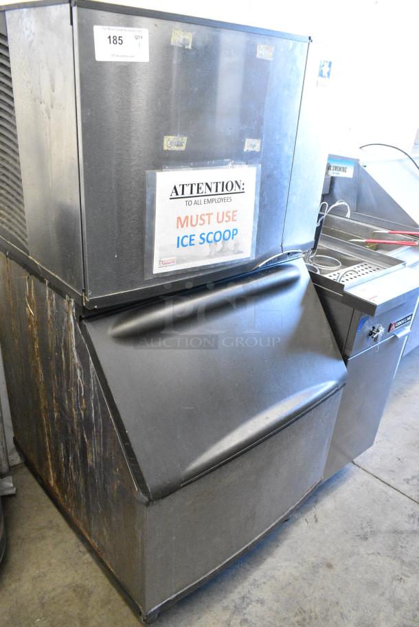 Manitowoc SY0604A Stainless Steel Commercial Ice Machine Head on Manitowoc B400 Commercial Ice Bin. 208-230 Volts, 1 Phase. - Image 2 of 7