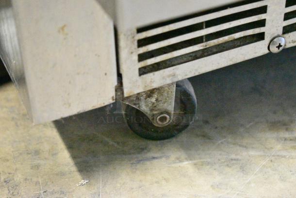 Beverage Air UCR27A Stainless Steel Commercial Single Door Undercounter Cooler on Commercial Casters. 115 Volts, 1 Phase. Tested and Working! - Image 3 of 5