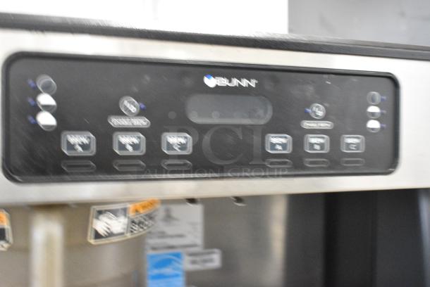 2020 Bunn ICB TWIN SH Stainless Steel Commercial Countertop Double Coffee Machine w/ Hot Water Dispenser, 2 Servers and 1 Poly Brew Basket. 120/208 Volts, 1 Phase. - Image 3 of 8