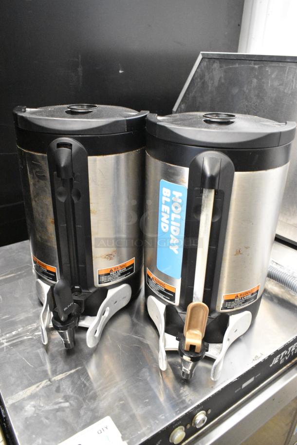 2020 Bunn ICB TWIN SH Stainless Steel Commercial Countertop Double Coffee Machine w/ Hot Water Dispenser, 2 Servers and 1 Poly Brew Basket. 120/208 Volts, 1 Phase. - Image 5 of 8