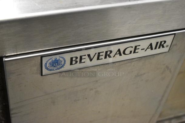 Beverage Air WTRCS36D-1-FLT Stainless Steel Commercial 2 Drawer Chef Base on Commercial Casters. 115 Volts, 1 Phase. Tested and Working! - Image 2 of 6