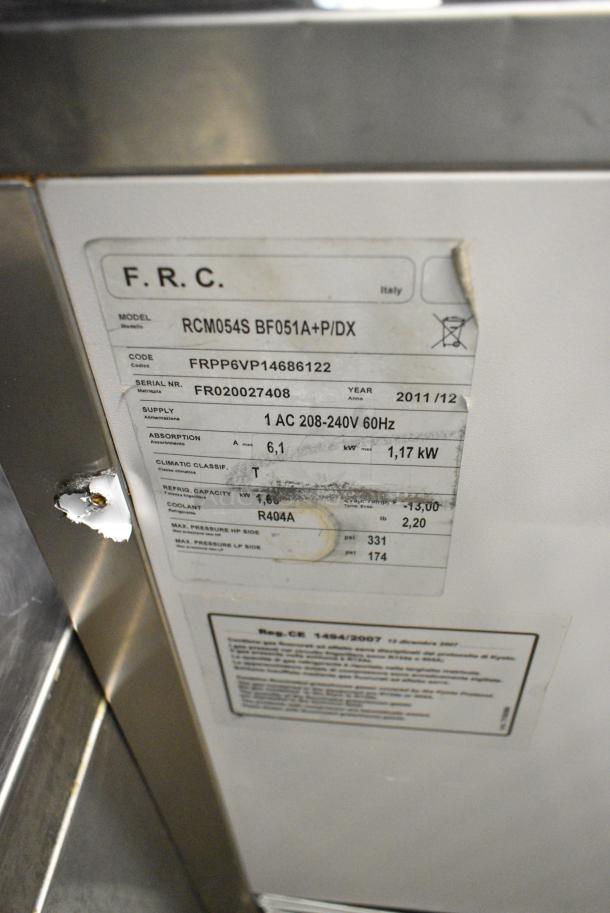 Piper Products RCM054S Stainless Steel Commercial Undercounter Blast Chiller w/ Probe. 208-240 Volts, 1 Phase. - Image 6 of 6