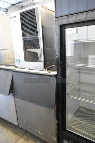 Hoshizaki KM-515MAH Stainless Steel Ice Head on Commercial Bin. 115 Volts, 1 Phase.