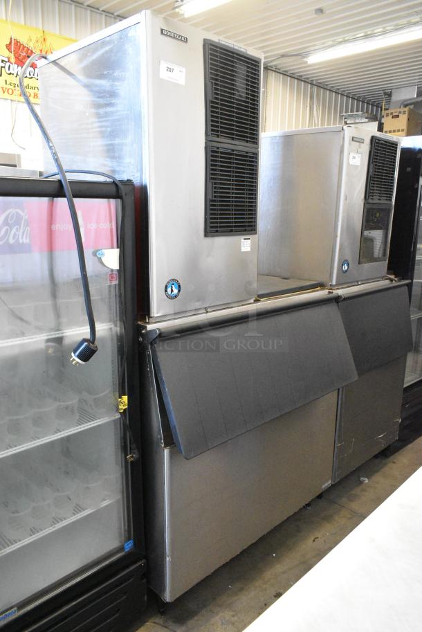 Hoshizaki KM-630MAH Stainless Steel Ice Head on Commercial Bin. 208-240 Volts, 1 Phase. - Image 1 of 6