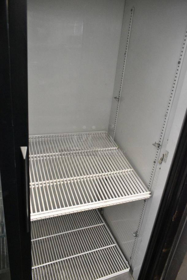 True Metal 2 Door Reach In Cooler Merchandiser w/ Poly Coated Racks. 115 Volts, 1 Phase. Tested and Working! - Image 4 of 4