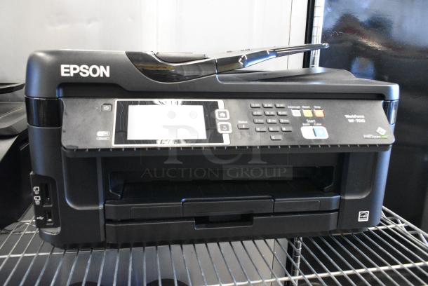 Epson WorkForce WF-7610 Countertop Printer Scanner Copier. - Image 1 of 7