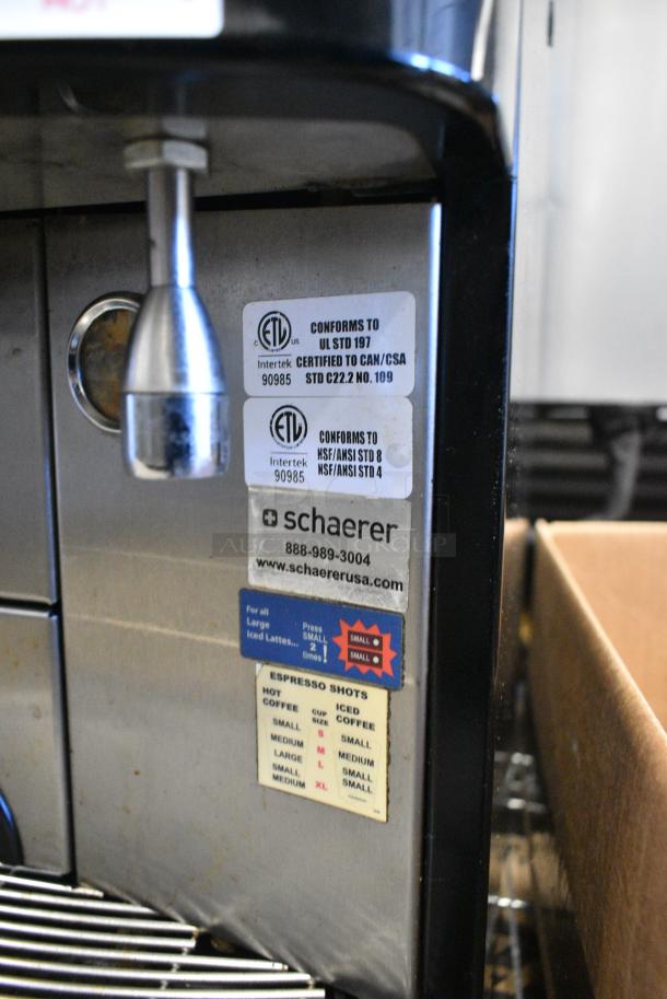 Schaerer SCA1 Metal Commercial Countertop Automatic Espresso Machine w/ 2 Espresso Bean Hoppers. 240 Volts, 1 Phase. - Image 7 of 10