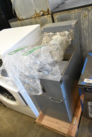 BRAND NEW SCRATCH AND DENT! 2024 Frymaster SR114ESD Stainless Steel Commercial Floor Style Electric Powered Deep Fat Fryer w/ 2 Metal Fry Baskets. 208 Volts, 1 Phase.